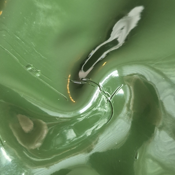 Y2k ANTONIO MELANI Patent Leather Shiny Green Patent Leather Tote Bag - Picture 14 of 14